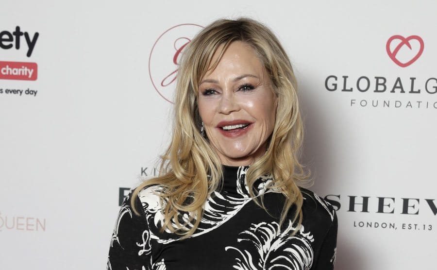 Melanie Griffith on the red carpet in 2019 
