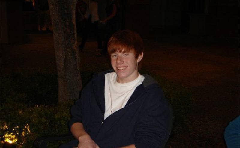 A photo of a teenage Bryce is hanging out. 