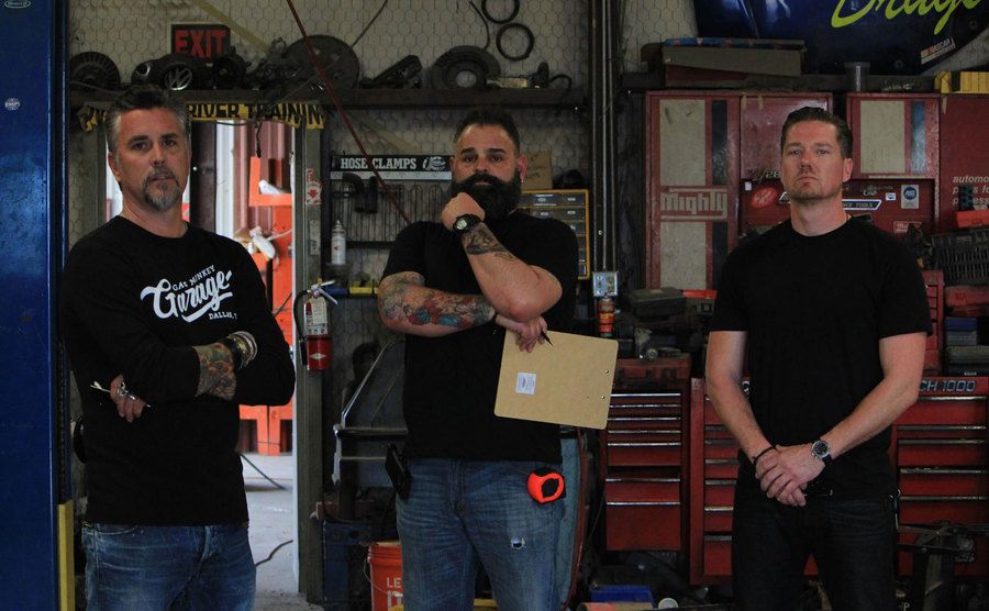 Richard Rawlings, Russell J. Holmes, and Chris Stephens from ‘Garage Rehab’. 