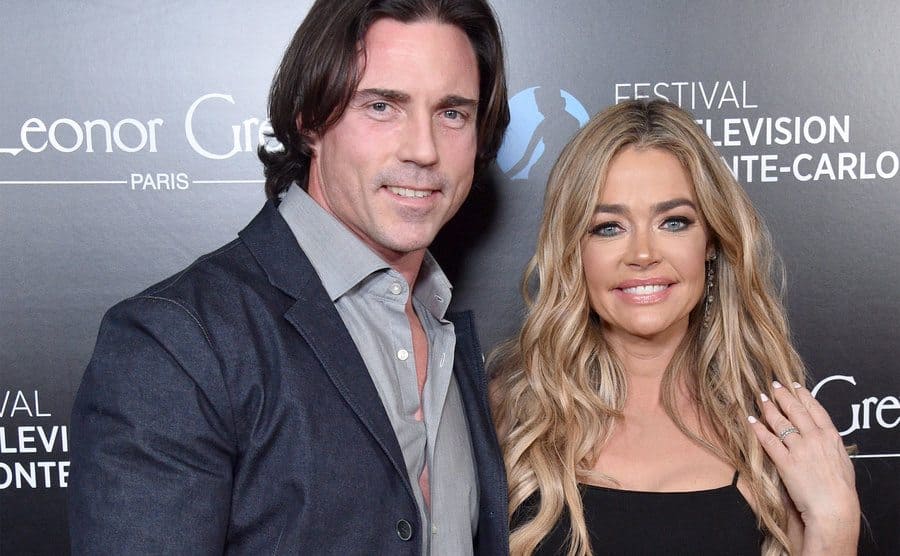 Denise Richards and Aaron Phypers attend the 60th Anniversary Party For The Monte-Carlo TV Festival.