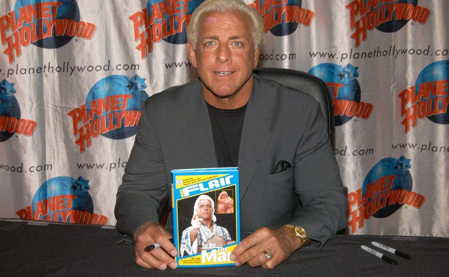 Ric Flair is signing copies of his New Autobiography 