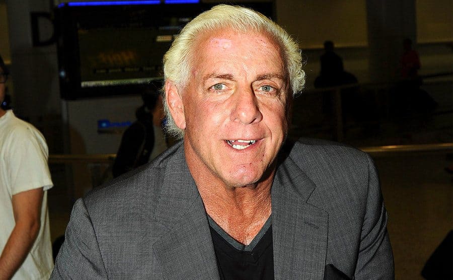 Ric Flair is arriving back at U.S. airport.