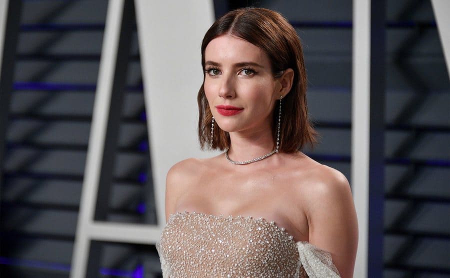 Emma Roberts attends the 2019 Vanity Fair Oscar Party. 