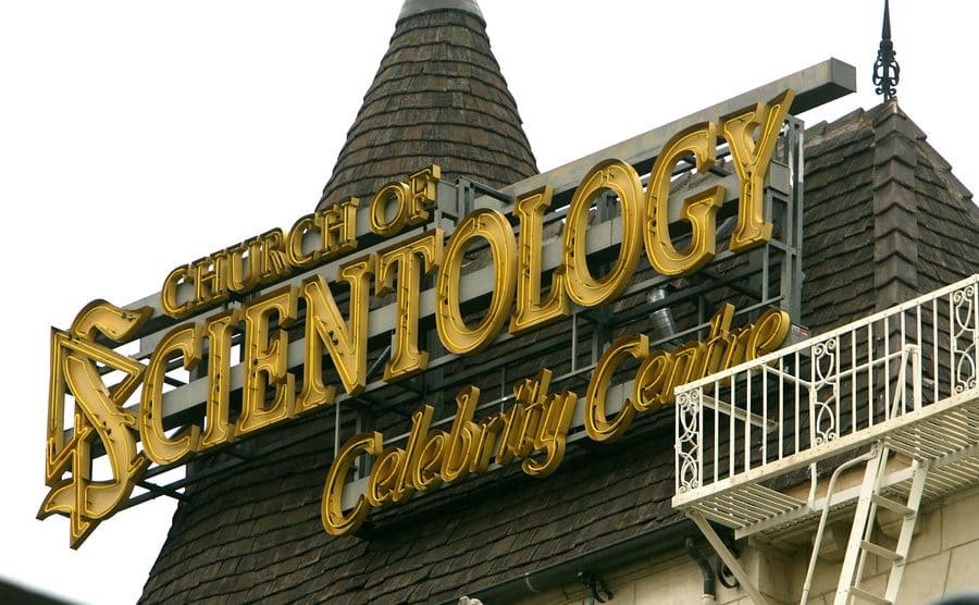 The exterior of the Church of Scientology Celebrity Centre.