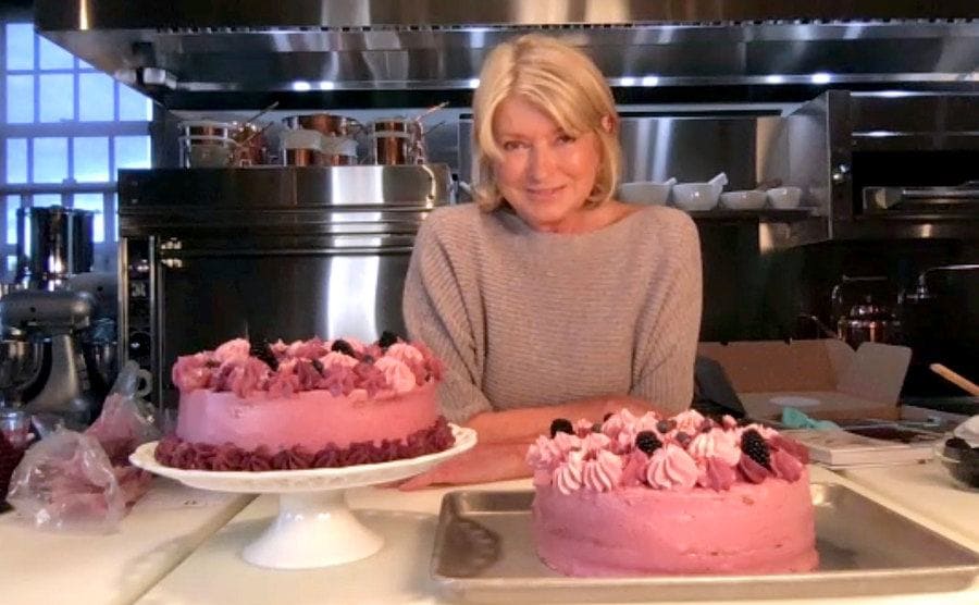 Screengrab from Martha Stewart cooking from the book. 