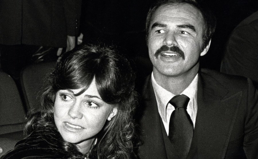 Sally Field and Burt Reynolds are attending an event. 