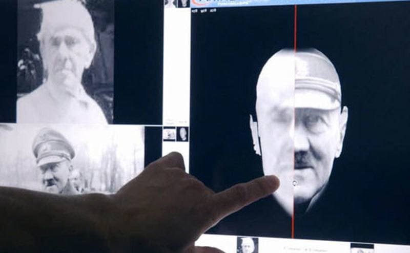Computer analysis of a photo that could be Hitler.