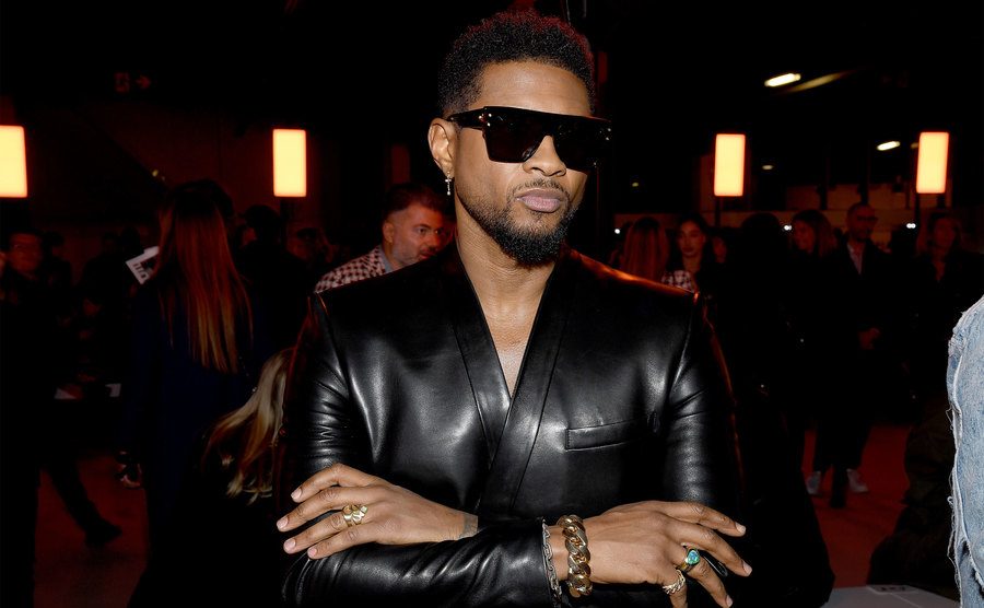 Usher attends an event. 