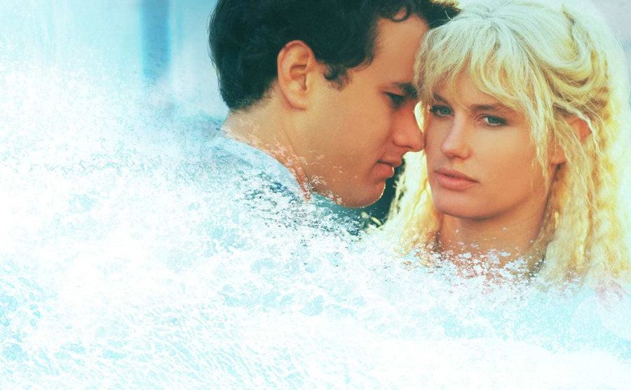 Tom Hanks and Daryl Hannah in a publicity still from the film.
