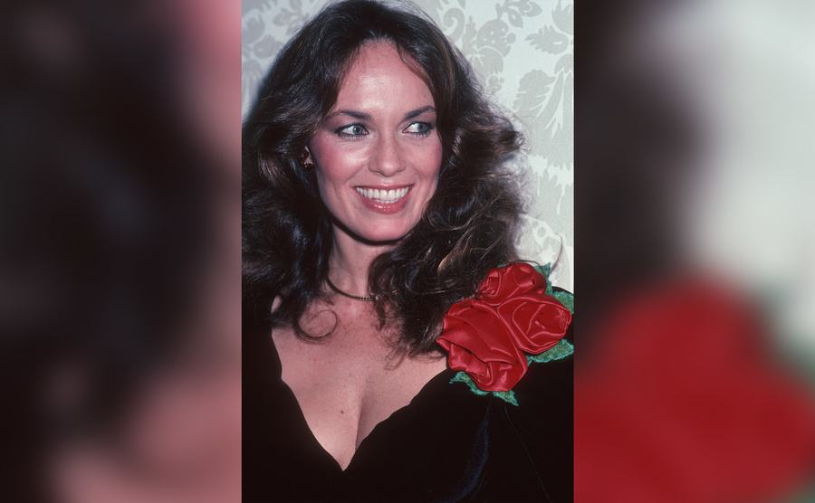 Catherine Bach at the Golden Globes. 