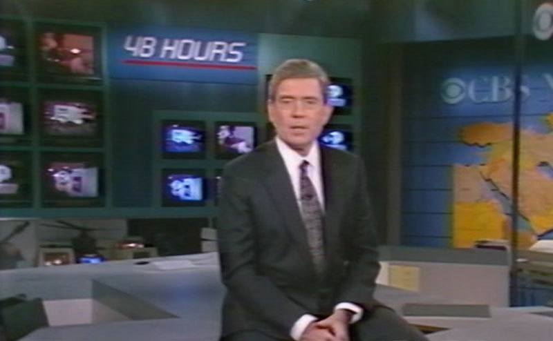 Dan Rather in a still from the show.