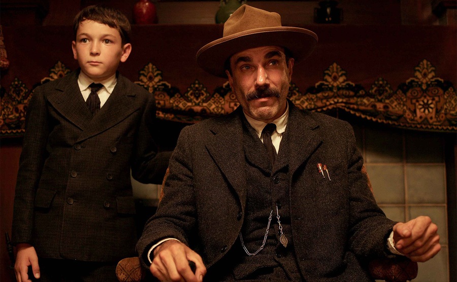 Daniel Day-Lewis and Dillon Freasier in a scene from the film. 