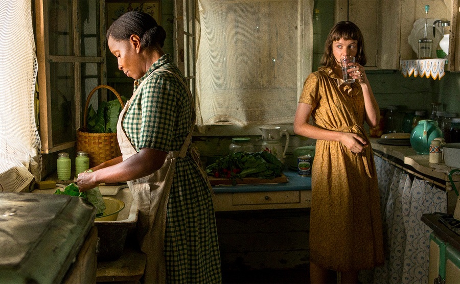 Carey Mulligan and Mary J. Blige in a still from the film. 