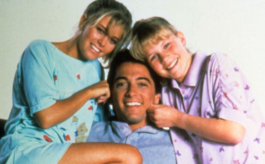 The Cast of Charles in Charge in a promo shot for the show.