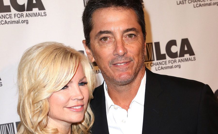 Scott Baio and Renee Sloan attend an event.