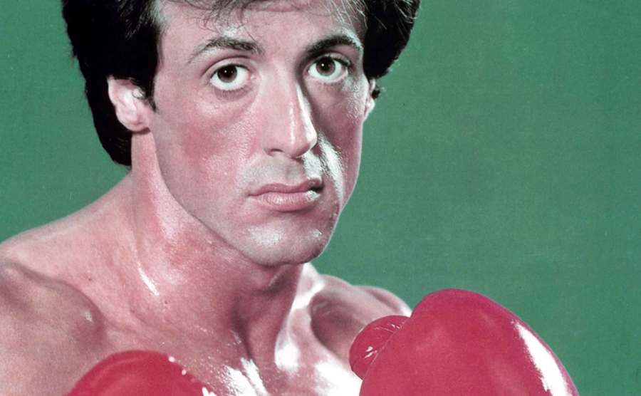 Sylvester Stallone in a promo shot for ‘Rocky.’