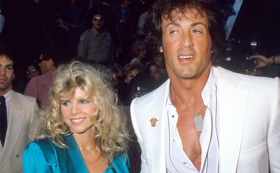 Stallone and Czack attend an event.