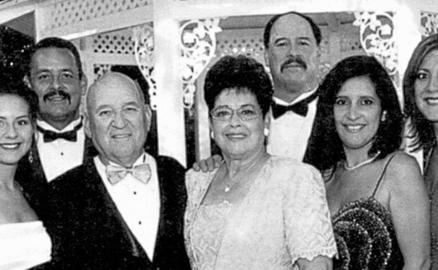 A photo of the Ortega family. 