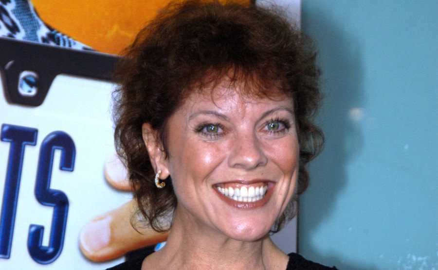 A picture of Erin Moran attending an event.