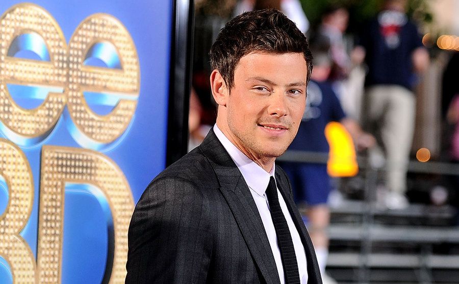 A picture of Cory Monteith attending an event.