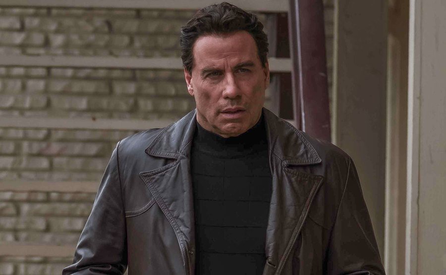 John Travolta is in the character of John Gotti in the film Gotti.