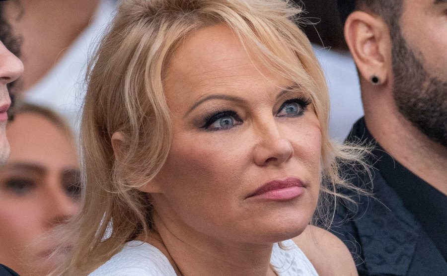 A headshot of Pamela Anderson.