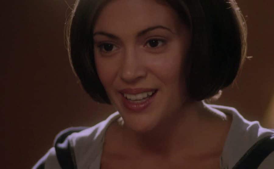 A still of Alyssa Milano in an episode from the series.