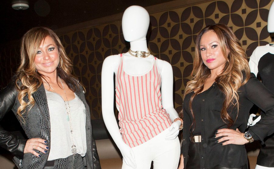 Stacey and Darcey Silva attend House Of 11 Spring/Summer 2014 Press Preview. 