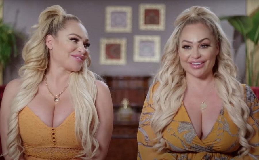 Interview footage of Darcey and Stacey. 