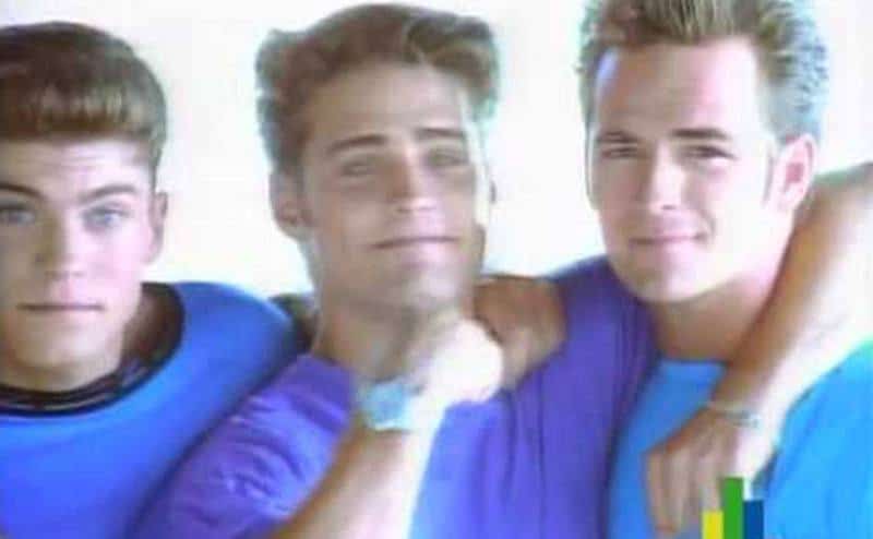 A still from the Beverly Hills, 90210 opening theme.