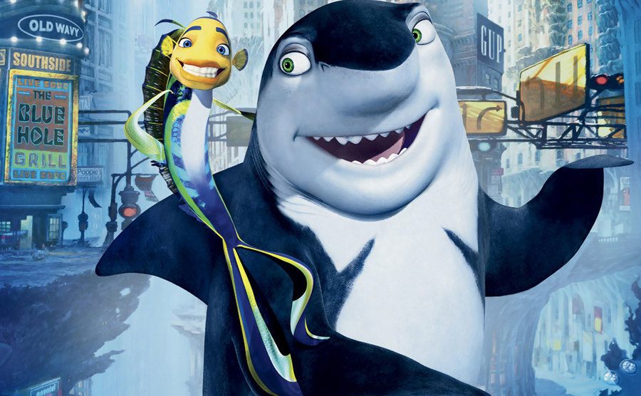 A promotional still of the movie Shark Tale.