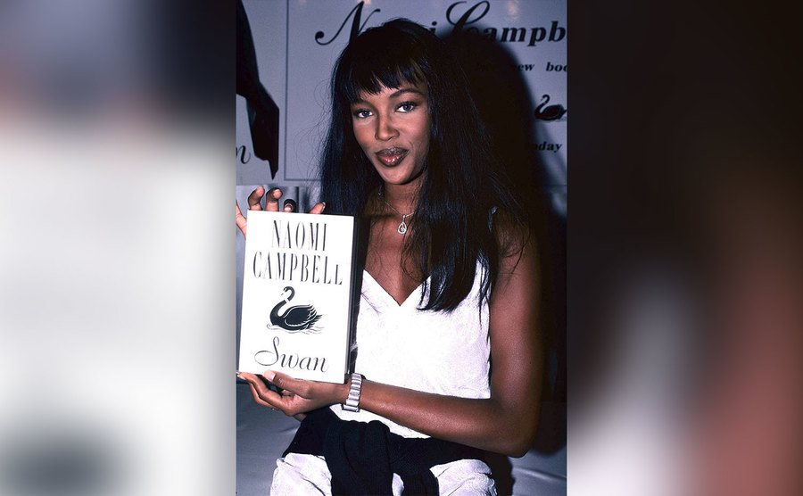 Naomi Campbell promotes her book 