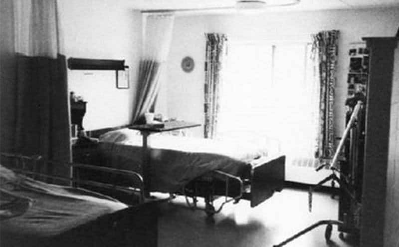 A view inside a patients’ room in Alpine Manor.
