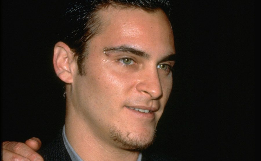 A dated picture of Joaquin Phoenix.