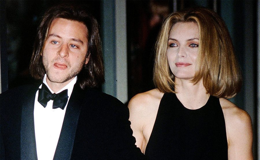 Michelle Pfeiffer with Fisher Stevens. 