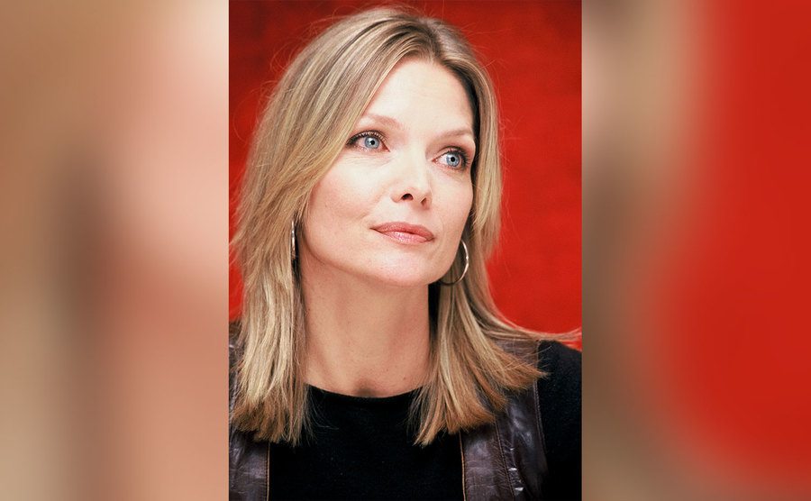 A portrait of Michelle Pfeiffer. 