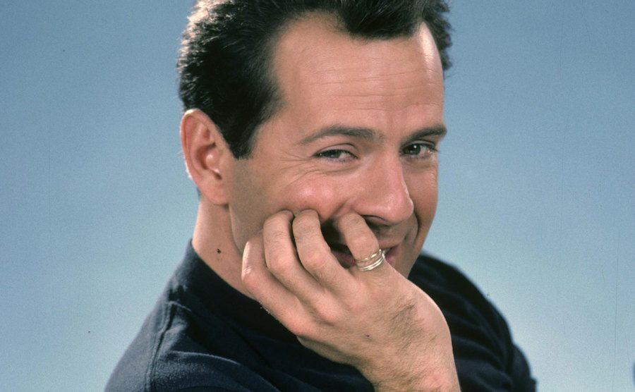 A promotional portrait of Bruce Willis at the time.