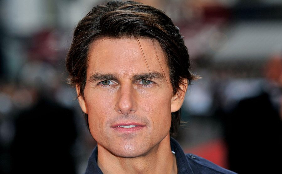 Tom Cruise attends the UK Film Premiere of 'Knight And Day'. 