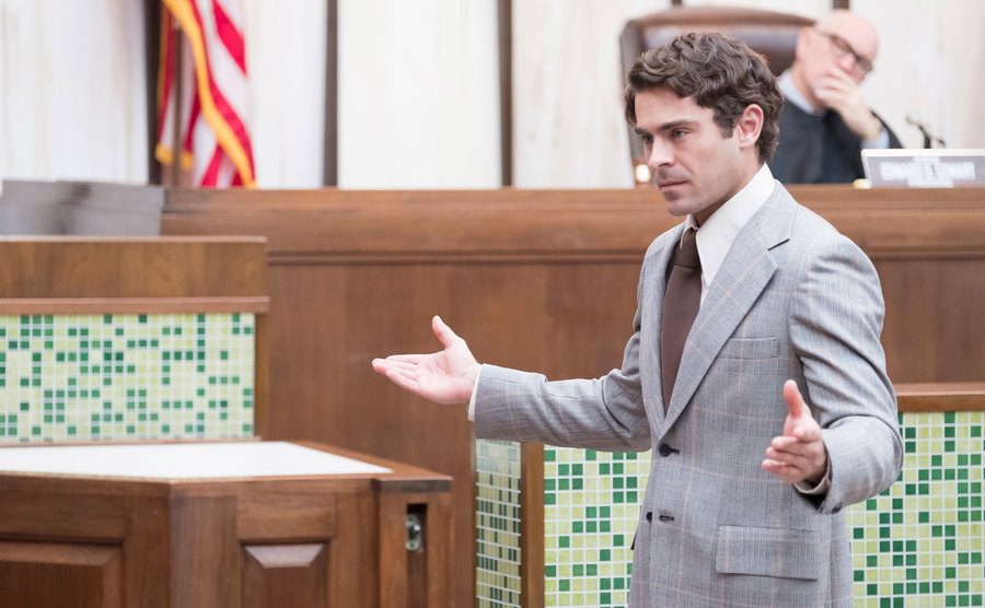 A still of Zac Efron in a scene from the film.