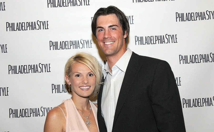 Heidi and Cole Hamels attend the launch party hosted by Philadelphia Style Magazine. 
