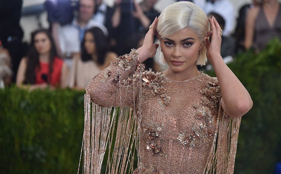 Kylie Jenner attends the Met Gala. 