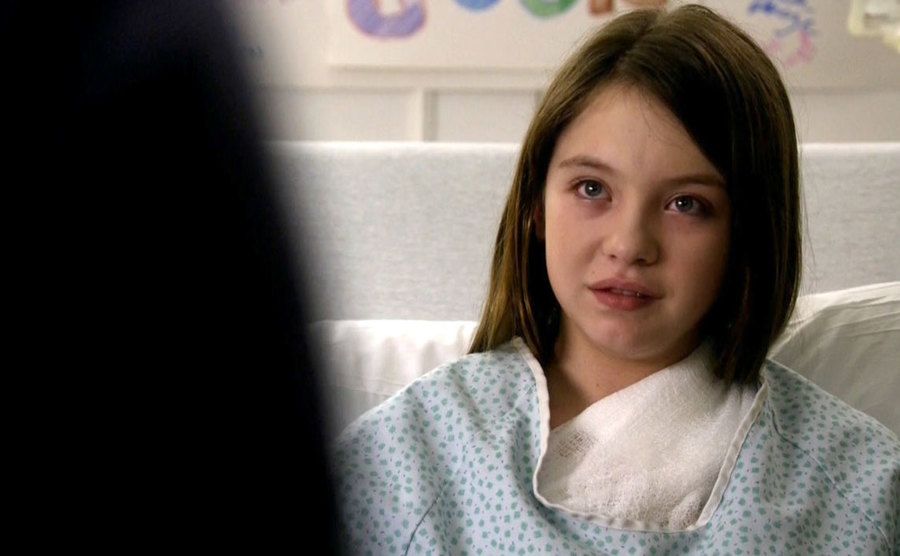 A young Sydney Sweeney appears in an episode of Grey's Anatomy. 