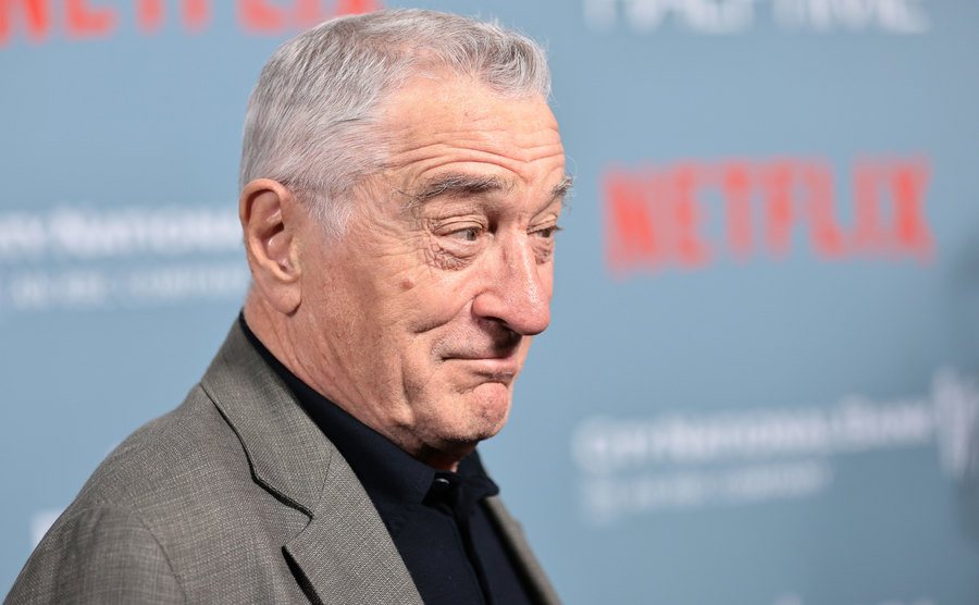 A picture of De Niro during an event.