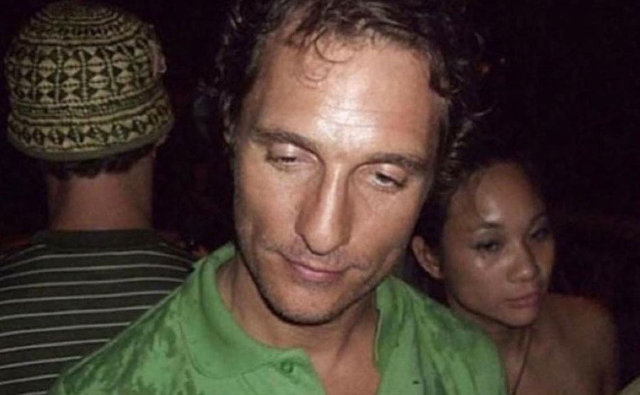 A photo of an intoxicated Matthew McConaughey. 