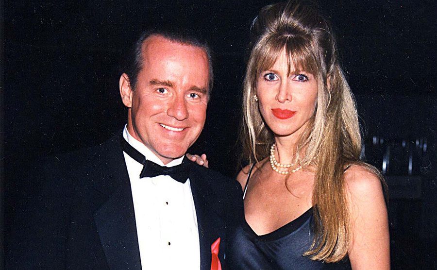 Phil Hartman and his wife Brynn at an HBO event. 