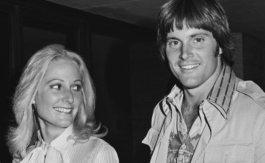 A dated photo of Chrystie and Bruce Jenner.