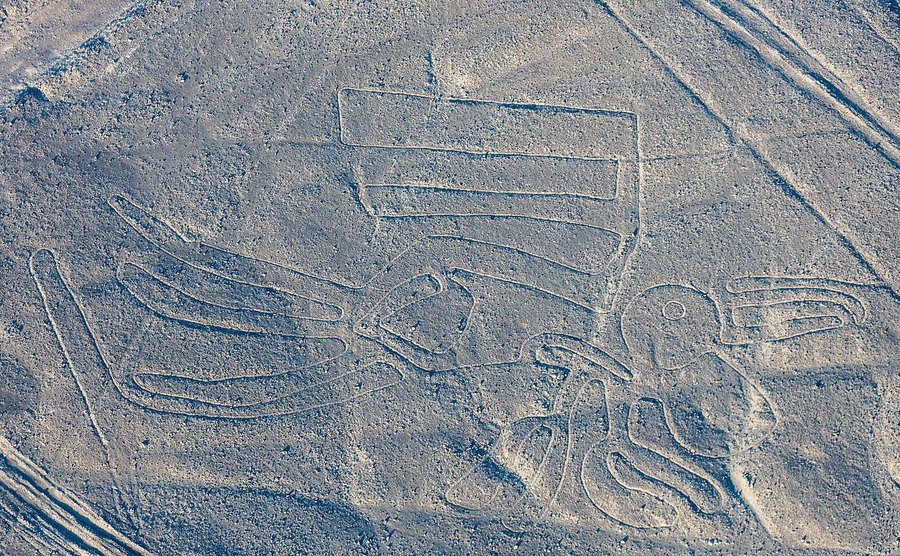 A view of the Nazca Lines. 