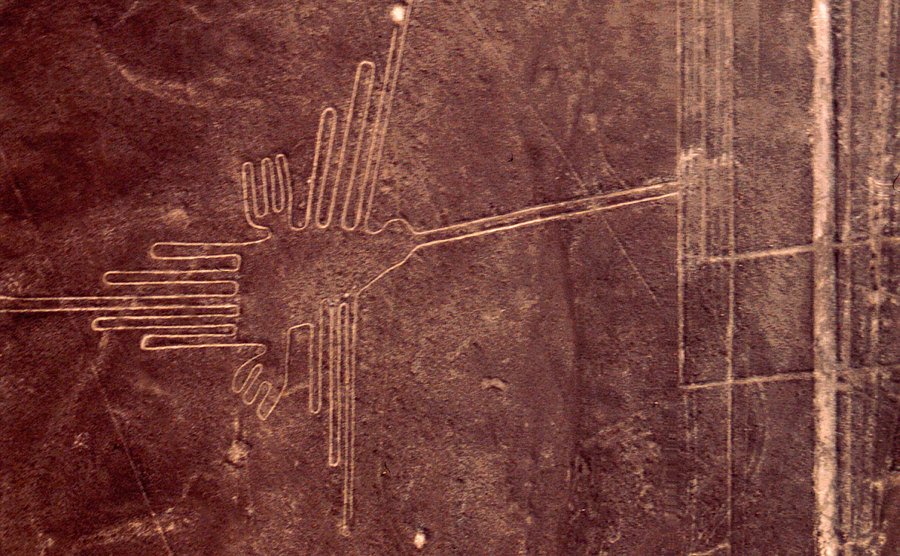 The Hummingbird Nazca Lines. 