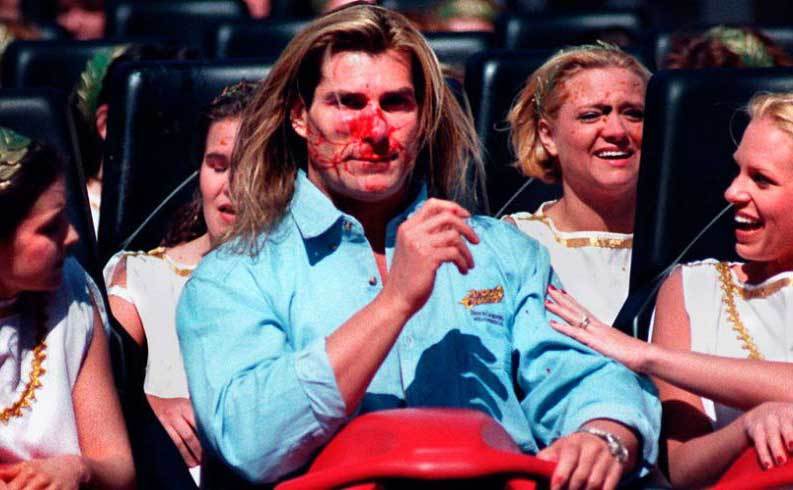 Fabio is in shock after his accident on the ride. 
